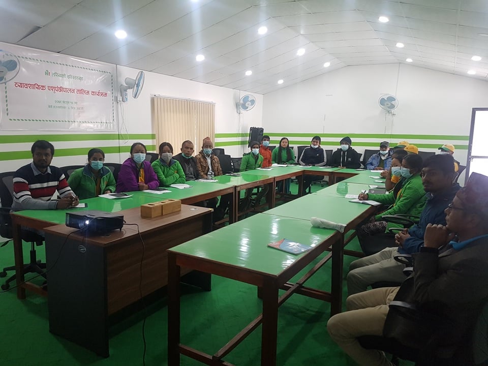 Agriculture and Animal Husbandy Training Program at Myagdi